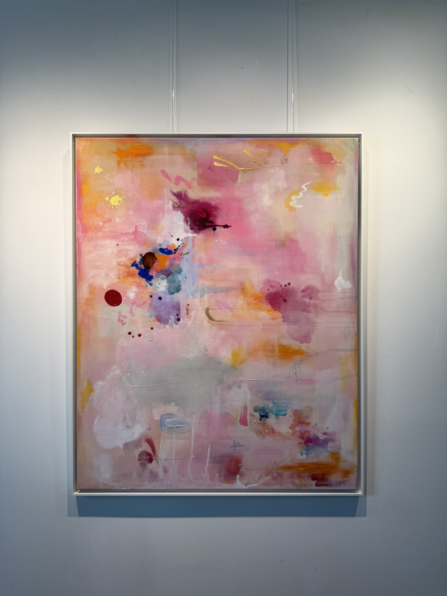 Zuflucht, 2026, Acryl auf roher Baumwollleinwand